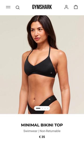 NIEUW! Gymshark bikini top maat S beschikbaar voor biedingen