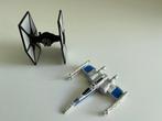 2 Hot Wheels Star Wars modelletjes (X-wing & Tie Fighter), Ophalen of Verzenden, Gebruikt, Actiefiguurtje