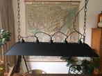 Stalen hanglamp, Ophalen, Industrieel, modern, vintage, Zo goed als nieuw, Metaal