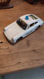 Vintage Yone Blikken Porsche Politieauto - Jaren '70, Ophalen of Verzenden, Gebruikt