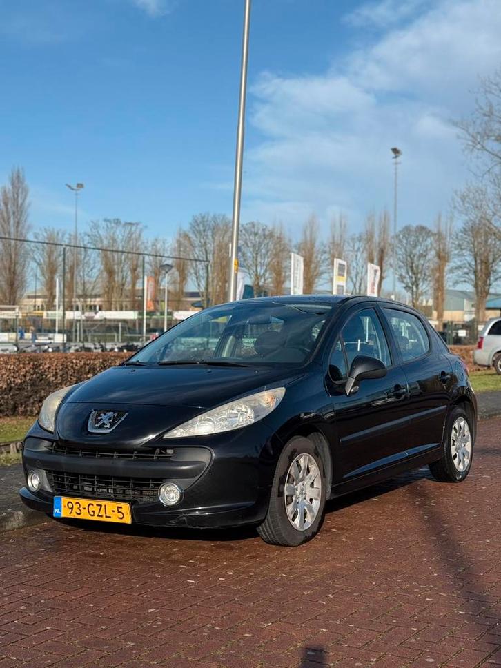 Peugeot 207 1.4 VTI 16V 5DRS 2008 Zwart, Auto's, Peugeot, Particulier, Benzine, B, Hatchback, Handgeschakeld, Origineel Nederlands