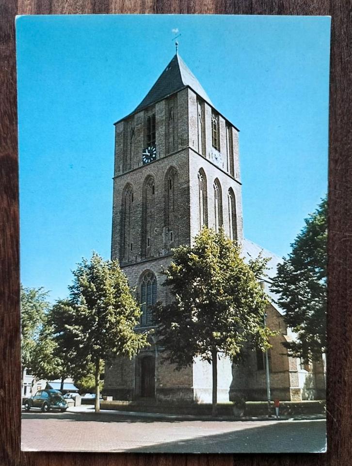 Dalfsen - Nederlands Hervormde Kerk (Cyriacuskerk, VW kever), Verzamelen, Ansichtkaarten | Nederland, Ongelopen, Overijssel, 1980 tot heden