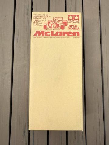 Vintage Tamiya McLaren MP4/6 Honda Bodyset Senna NIB 50439 beschikbaar voor biedingen