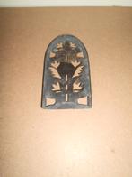 Antieke onderzetter/treef voor strijkbout,strijkijzer,metaal, Ophalen of Verzenden