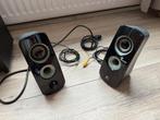 Logitech Z323 2.1 audiosysteem met aandachtpuntjes (2010), Computers en Software, Pc speakers, Ophalen, Gebruikt, Audiokanaal 2.1