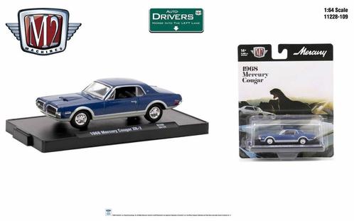 1968 Mercury Cougar XR-7 van M2 1/64 R109, Hobby en Vrije tijd, Modelauto's | Overige schalen, Nieuw, Auto, Ophalen of Verzenden