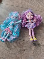 Twee poppen, 15 cm, Ophalen of Verzenden, Gebruikt, Overige typen