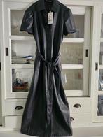 Zwarte leatherlook jurk maat 36 NAKD merk, NA-KD, Zwart, Nieuw, Ophalen of Verzenden