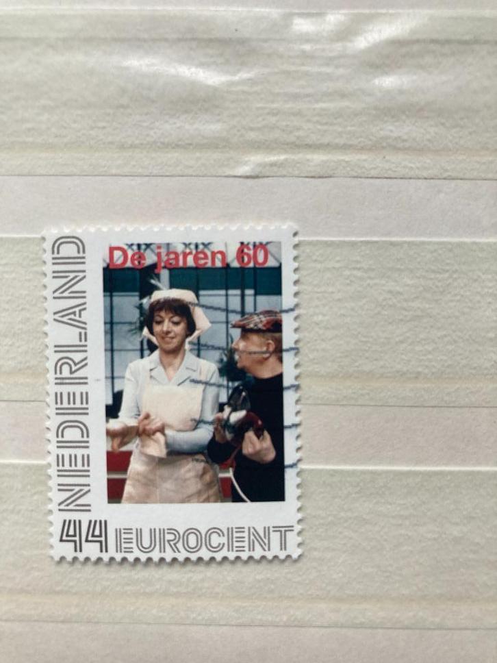 Persoonlijke postzegel de jaren 60 Ja zuster Nee Zuster, Postzegels en Munten, Postzegels | Nederland, Gestempeld, Na 1940, Verzenden