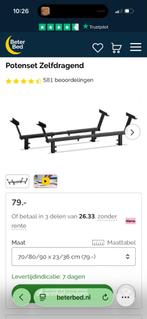 Te koop 2x potenset lattenbodem, Huis en Inrichting, Ophalen, Eenpersoons, Nieuw, Overige maten