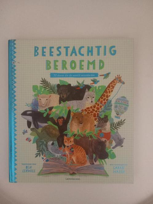 Ben Lerwill - Beestachtig beroemd, Boeken, Kinderboeken | Jeugd | onder 10 jaar, Zo goed als nieuw, Non-fictie, Ophalen of Verzenden