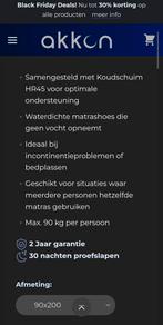 Zorg matras waterdicht matras, Huis en Inrichting, Slaapkamer | Matrassen en Bedbodems, Ophalen of Verzenden