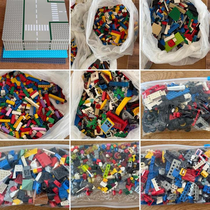 LEGO - verzameling - stenen, plates, accesoires, technisch, Kinderen en Baby's, Speelgoed | Bouwstenen, Zo goed als nieuw, Overige merken