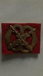 Baretembleem Chasse, Verzamelen, Militaria | Algemeen, Ophalen of Verzenden, Landmacht, Nederland, Embleem of Badge