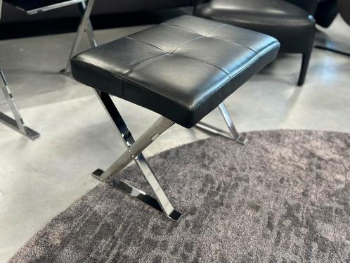 B&B Italia Patchos Bench Zwart leer Design Kruk Poef, Huis en Inrichting, Krukjes, Zo goed als nieuw, Ophalen of Verzenden