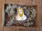 Vintage kerstbal vrouwengezicht / Maria / engel, Diversen, Kerst, Ophalen of Verzenden, Zo goed als nieuw