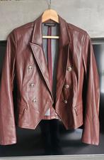 Tramontana Wijnrode Leren Blazer - Maat S, Ophalen of Verzenden