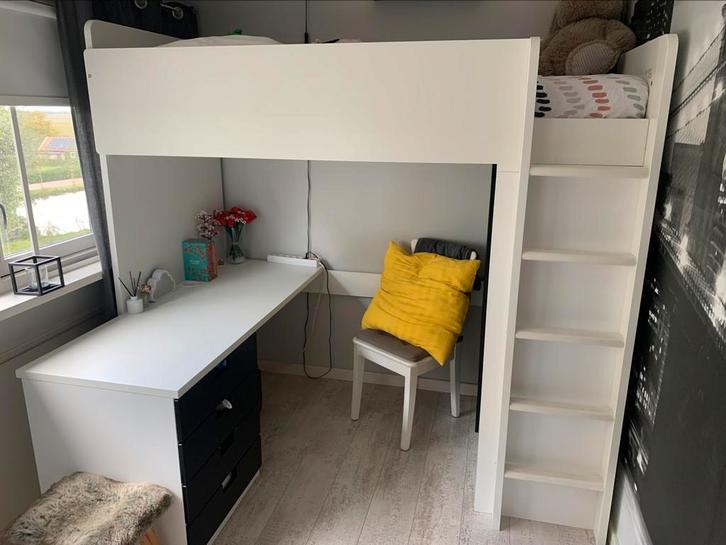3 x hoogslaper van Ikea (2x zwart gereserveerd), Kinderen en Baby's, Kinderkamer | Stapelbedden en Hoogslapers, Gebruikt, Hoogslaper