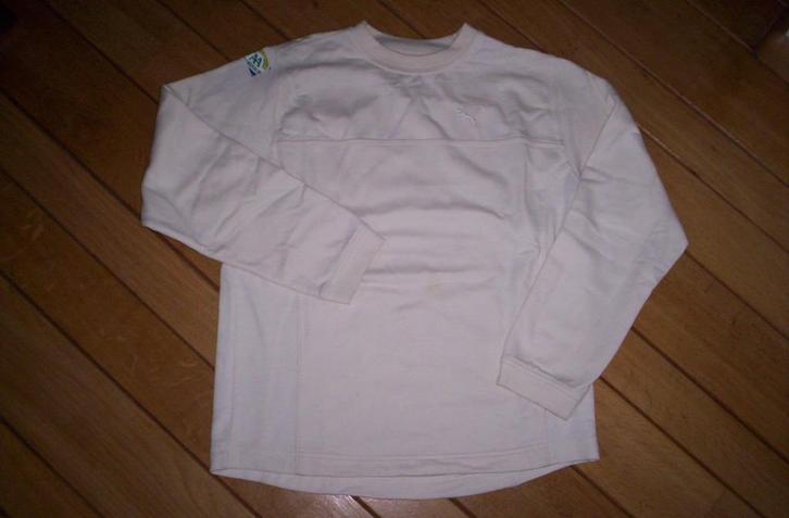 PUMA sweater ecru maat S, Kleding | Dames, Truien en Vesten, Zo goed als nieuw, Maat 38/40 (M), Beige, Ophalen of Verzenden