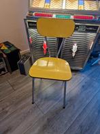 Formica stoel Geel vintage Retro 70's, Huis en Inrichting, Ophalen, Gebruikt, Overige kleuren, Eén