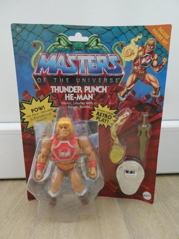 He-Man Thunder Punch Masters of the Universe Origins MOTU, Verzamelen, Poppetjes en Figuurtjes, Nieuw, Ophalen of Verzenden