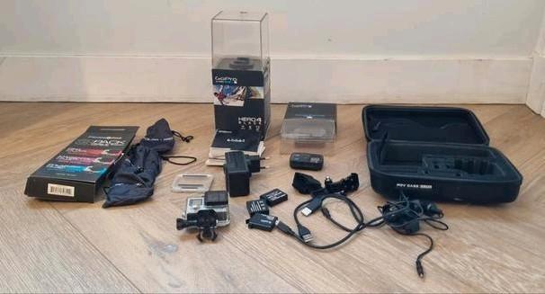 GoPro Hero 4 Black + Accessoires - Complete Set!, Audio, Tv en Foto, Actiecamera's, Zo goed als nieuw, GoPro, Ophalen of Verzenden
