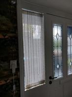 Twee gordijntjes voor de gang crème tunneltje, 100 tot 150 cm, Crème, 50 tot 100 cm, Ophalen of Verzenden