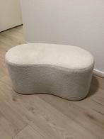 Bouclé bankje / voetenbankje 80x40, Huis en Inrichting, Ophalen, Minder dan 50 cm, Zo goed als nieuw, 75 tot 100 cm