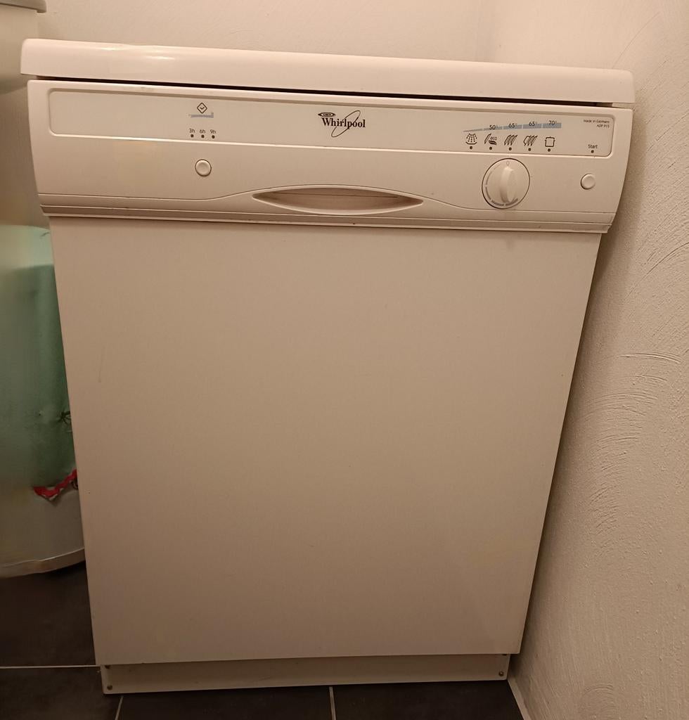 Whirlpool vaatwasmachine, Ophalen