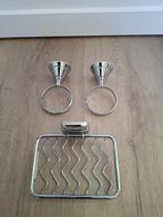 Tiger  2 RVS bekerhouders en een zeepbakje, Ophalen of Verzenden, Zo goed als nieuw, Overige kleuren, Overige typen