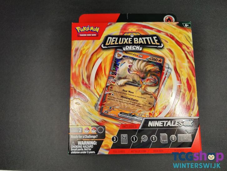 Deluxe Battle Deck Ninetales ex, Hobby en Vrije tijd, Verzamelkaartspellen | Pokémon, Nieuw, Speeldeck, Foil, Ophalen of Verzenden