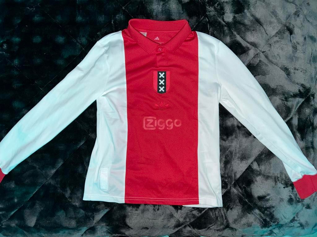 Ajax 100 jaar shirt (Adidas) maat 152 - 2x gedragen!, Ophalen of Verzenden, Gedragen, Maat 34 (XS) of kleiner, Overige typen