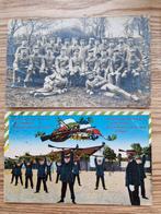 2x veldpost 1915/16 humoristisch en foto peloton, Ophalen of Verzenden, Voor 1920, Gelopen, Duitsland