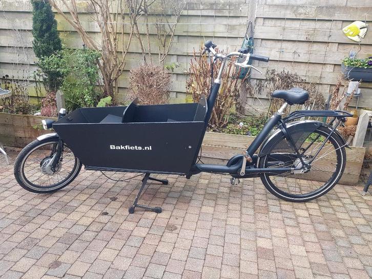 Bakfiets nl elektrisch refurbished, Fietsen en Brommers, Fietsen | Bakfietsen, Zo goed als nieuw, Overige merken, 3 kinderen, Elektrisch