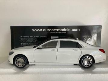 Mercedes Maybach S600 SWB 2015 wit 1:18 (nieuw) beschikbaar voor biedingen