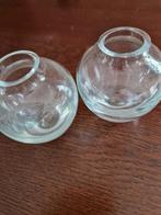 Mini vaasjes, Huis en Inrichting, Woonaccessoires | Vazen, Overige kleuren, Ophalen of Verzenden, Minder dan 50 cm, Glas