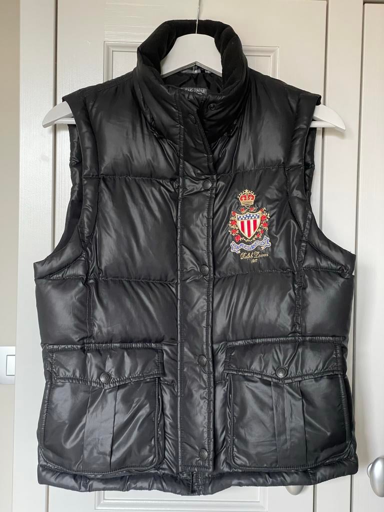 Ralph Lauren Jeans Zwarte bodywarmer - maat M, Kleding | Dames, Ophalen of Verzenden, Zo goed als nieuw, Maat 38/40 (M), Zwart