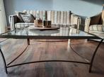 Salontafel, Huis en Inrichting, Tafels | Salontafels, Minder dan 50 cm, Glas, 100 tot 150 cm, Gebruikt