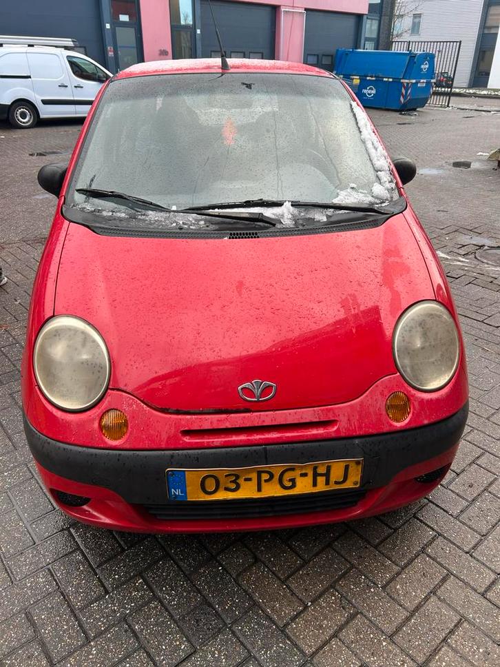 Daewoo Matiz 1.0 2004 Rood, Auto's, Daewoo, Particulier, Matiz, Benzine, E, Hatchback, Handgeschakeld, Origineel Nederlands, Rood