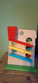 Houten Knikkerbaan voor Dreumes/Peuters, Kinderen en Baby's, Speelgoed | Houten speelgoed, Ophalen of Verzenden, Gebruikt, Overige typen