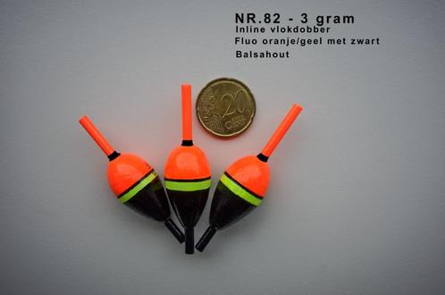 VLOKDOBBER HANDBUILT NR. 82/ 3 gram, Watersport en Boten, Hengelsport | Karpervissen, Nieuw, Dobber of Lood, Ophalen of Verzenden
