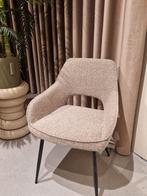 UIT VOORRAAD! eetkamerstoel Florence 4-poot mushroom (op=op), Huis en Inrichting, Stoelen, Ophalen, Overige kleuren, Nieuw, Stof