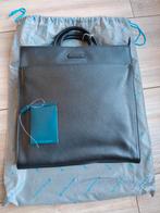 Helemaal nieuwe leren Piquadro tote bag, 40 tot 60 cm, 30 cm of meer, Zwart, Ophalen of Verzenden