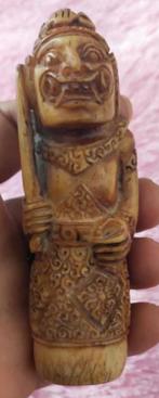 Handvat Handle Keris Java Prabu koning met zwaard HAC20, Antiek en Kunst, Verzenden