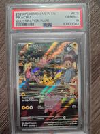 PSA 10 Pikachu Illustration Rare 173/165, Ophalen, Nieuw