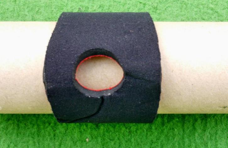 Neopreen Horloge Beschermer - Zwart/Rood, Watersport en Boten, Duiken, Zo goed als nieuw, Overige typen, Ophalen of Verzenden