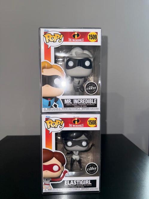 Funko Pop! Mr. En Mrs. Incredible chase, Verzamelen, Poppetjes en Figuurtjes, Zo goed als nieuw, Ophalen of Verzenden