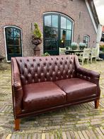 Chesterfield bankje - 2 zits - 130cm breed, Huis en Inrichting, Gebruikt, Tweepersoons, Ophalen of Verzenden, Minder dan 150 cm
