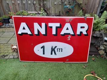 Antieke Emaille Reclamebord Antar - 1965 beschikbaar voor biedingen