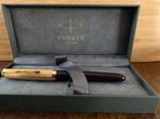 Parker 51 DLX  Plum GT FP 18 k Vulpen in Doos, Verzamelen, Pennenverzamelingen, Parker, Met doosje, Ophalen of Verzenden, Zo goed als nieuw